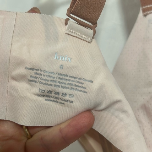 KNIX padded V-Neck evolution Bra beach glow size 6 (32DD, 32E, 34DD, 34E) - Picture 4 of 6